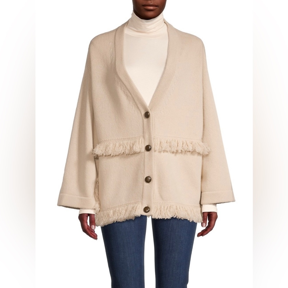 Weekend Max Mara
Paprica Fringe Wool Cardigan - Picture 3 of 4